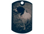 014 sm Military Dog Tag Pendant