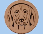 Beagle wall plaque