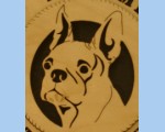 Boston Terrier wall plaque