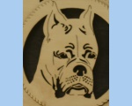 Boxer wall plaque