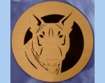 Bull Terrier head magnet
