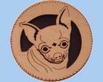Chihuaua wall plaque