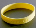 Debossed wristbands (Adult size) for just 0.60 each -- QTY 3000+