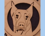 Doberman wall plaque