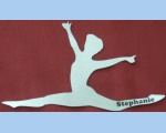 Female Gymnast -- Full Straddle