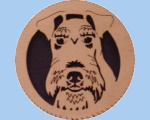 Fox Terrier wall plaque