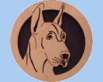 Great Dane wall plaque
