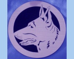 German Shepherd head magnet