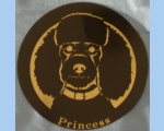 Poodle head magnet