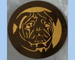 Pug head magnet