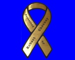 A Personalized Support Ribbon Magnet