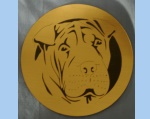 Shar Pei head magnet