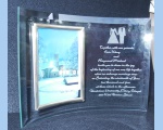 Curve glass w/ frame
