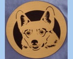 Welsh Corgi head magnet