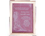 Wedding Announcement (glass)